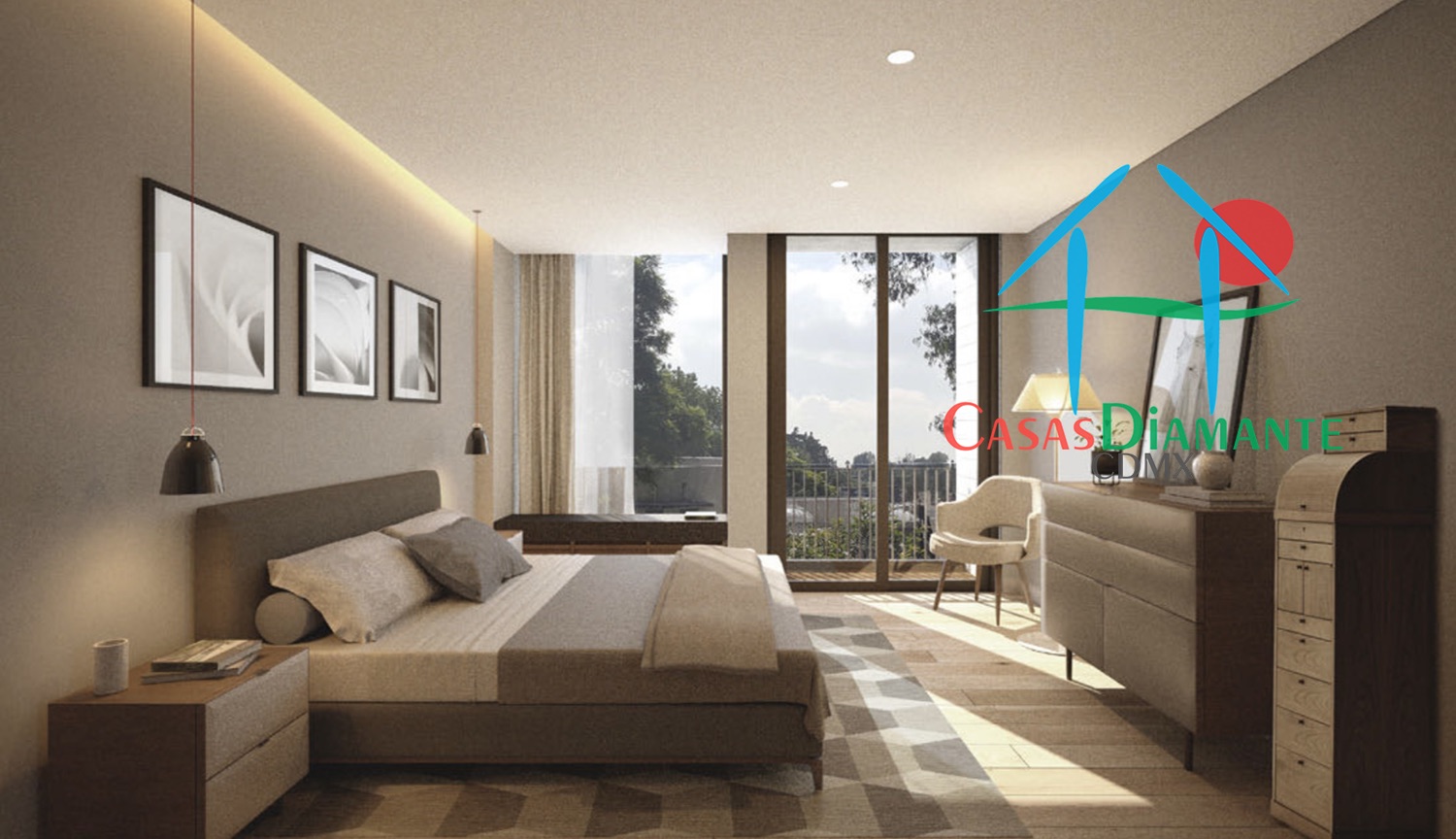 Jardines del Pedregal Casa Hemma - Recámara dos 1